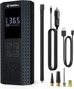 Mini Compresor Auto – Digital, LED, 150 PSI 10bar, 4000mAh