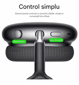 Casti Over Ear Hoco W55 Design Pliabil Bluetooth Capacitate 800mAh Gri5