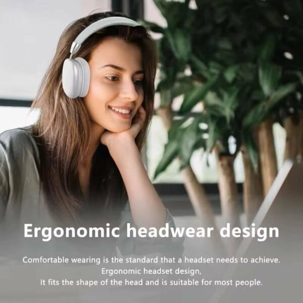 Hoco W35 Silver – Căști Bluetooth Over Ear, 40h Utilizare, Baterie 800mAh, HiFi Sound - imagine 3