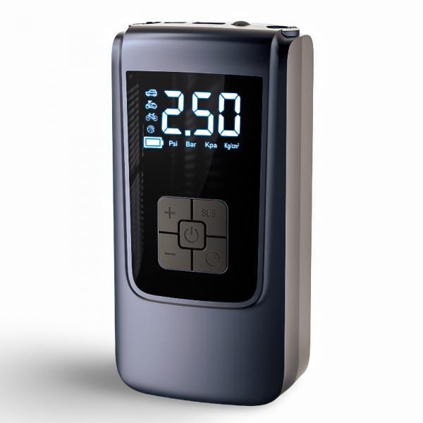 Compresor Auto Portabil Digital cu Baterie 6000mAh – Afișaj LED, Multifuncțional - imagine 5